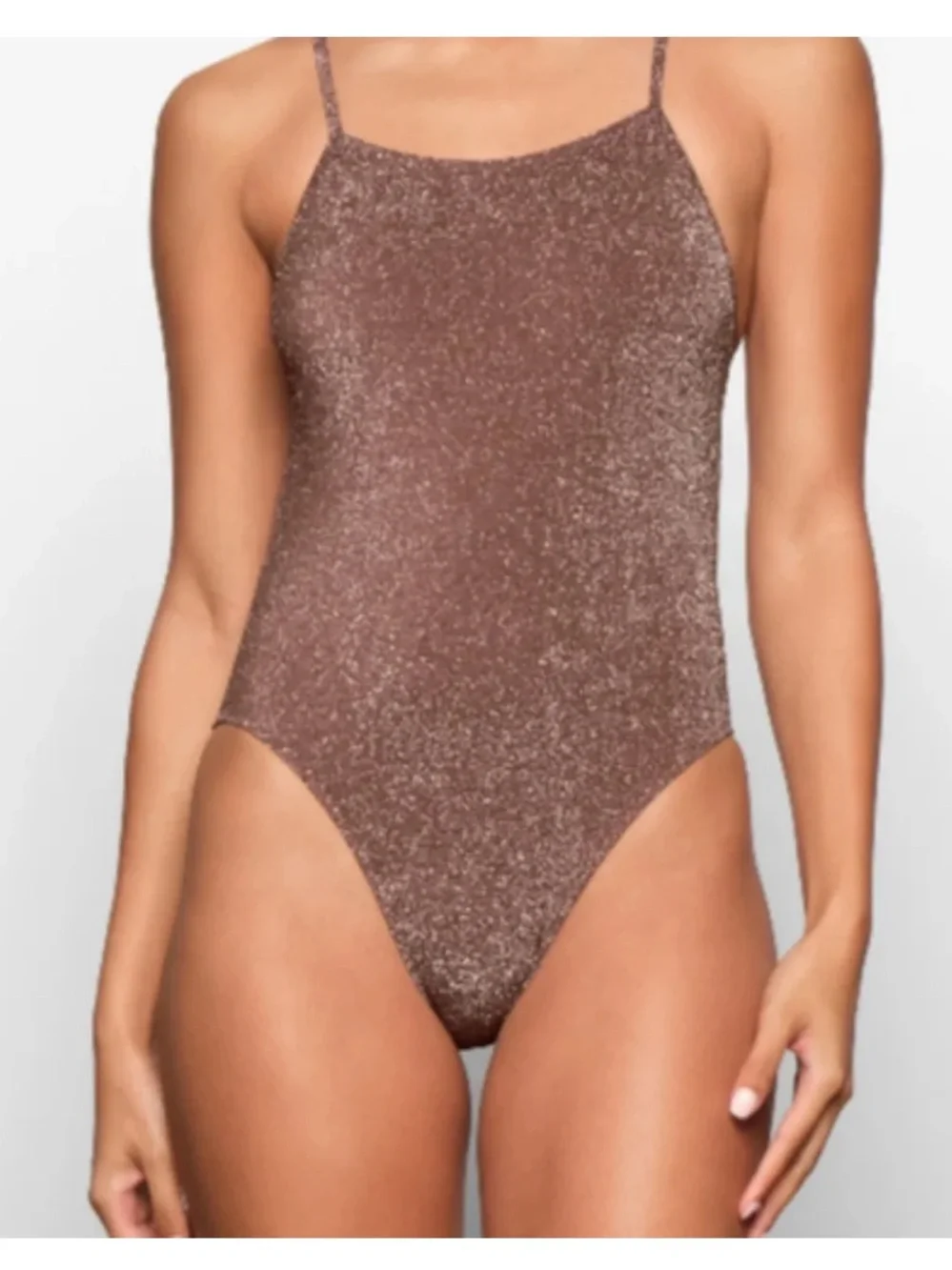 Skims lurex bathing suit in Jasper